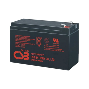 Bateria CSB 12V 9AH-34W HR 1234 F2  ORIGINAL  SMS/NHS/APC